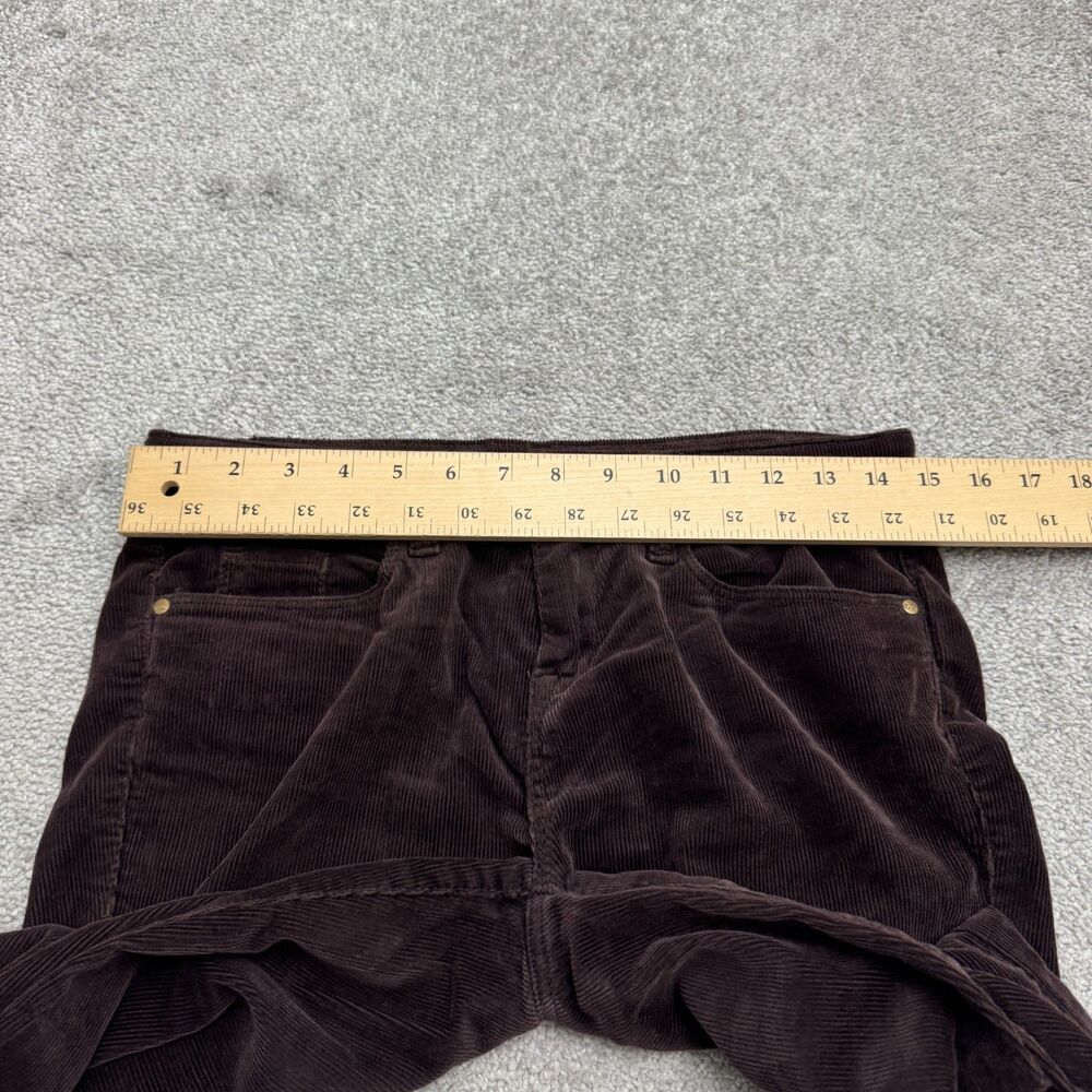 BlankNYC Mid Rise Slim Fit Corduroy Pants Womens 28 Dark Brown 5-Pocket Stretch - Picture 8 of 16